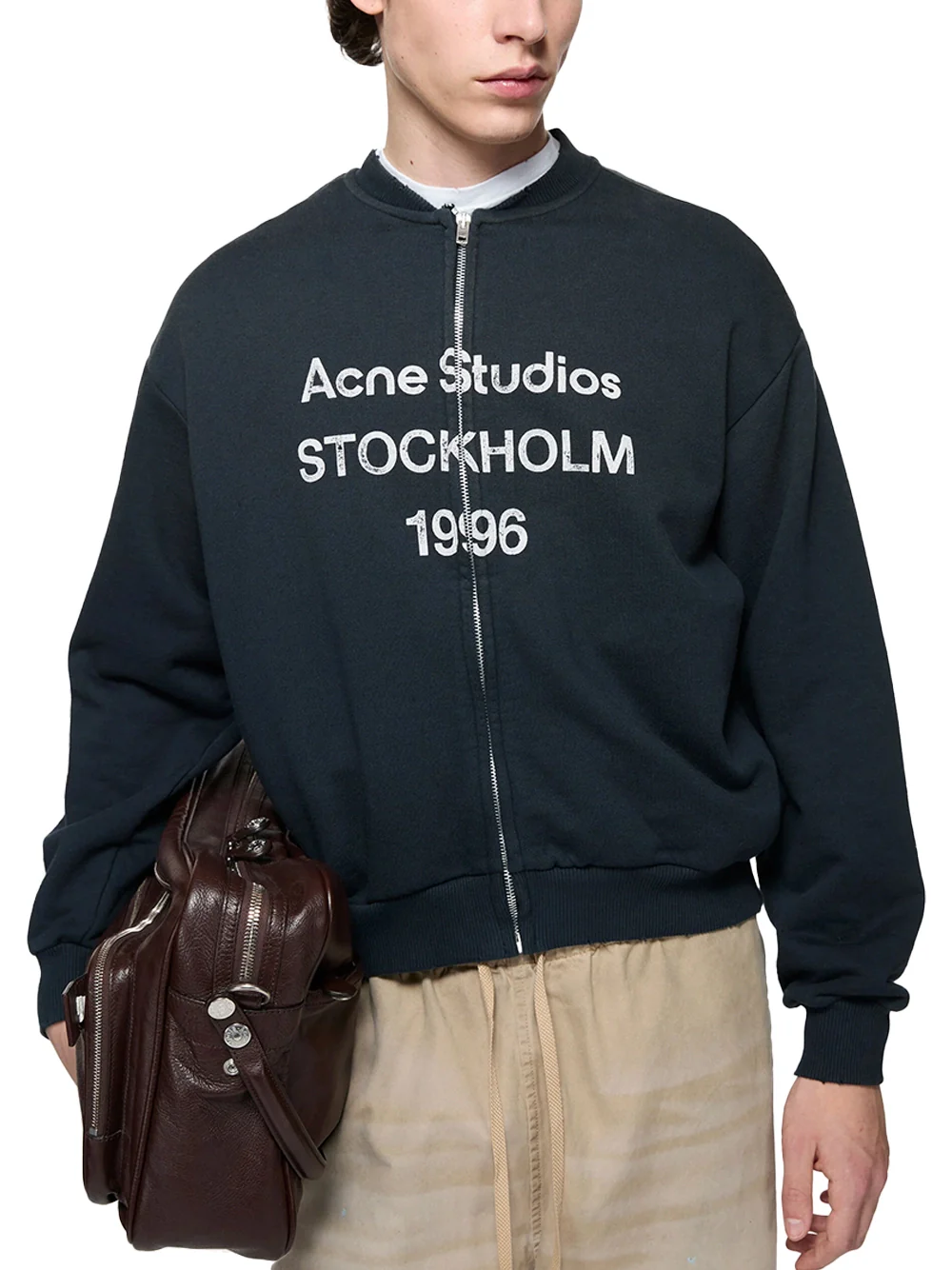 Acne Studios Unisex 1996 Zipper Jacket Black - Image 5