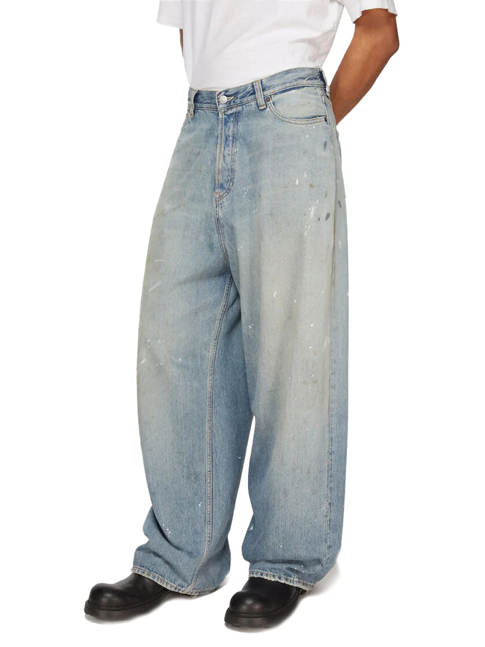 Acne Studios Women 2023 U trafalgar Jeans Reg L.Blue - Image 4