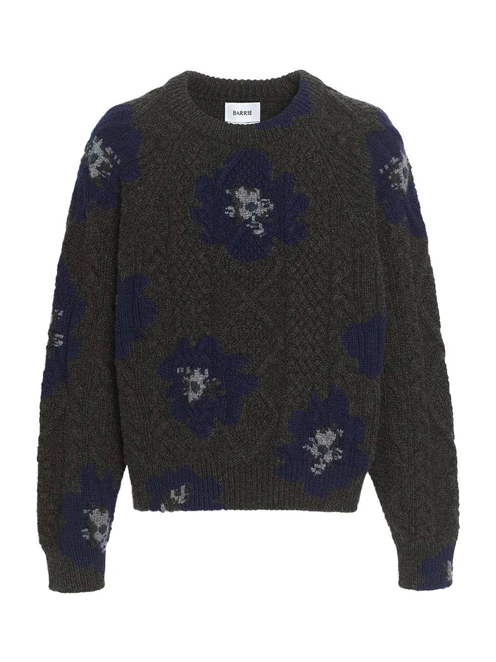 Barrie floral jumper Charcoal