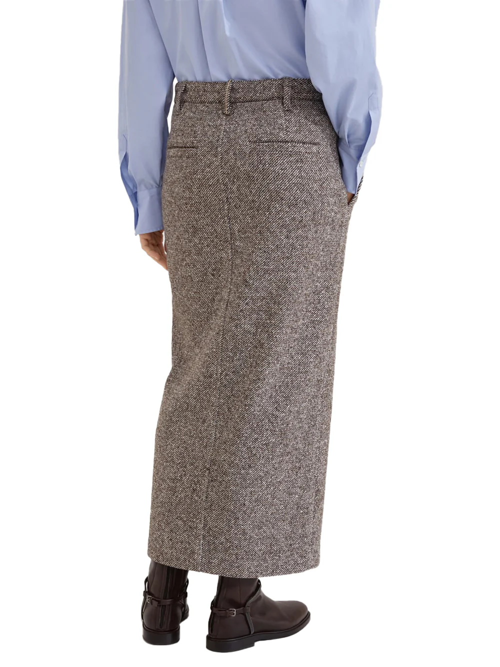 Brunello Cucinelli Women sartorial pencil skirt Brown - Image 3