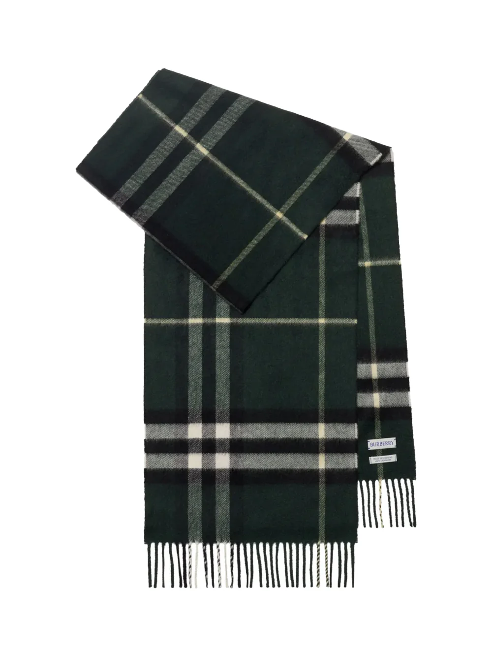 Burberry Giant Cashmere Scarf Green - Image 2