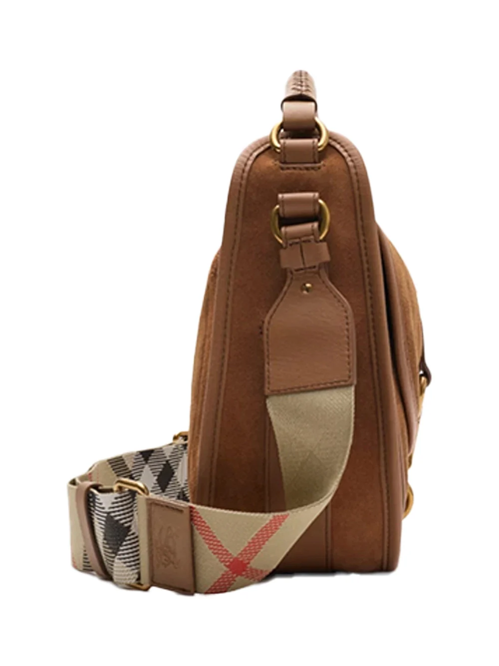 Burberry Small B Clip Messenger Bag Hazel - Image 4