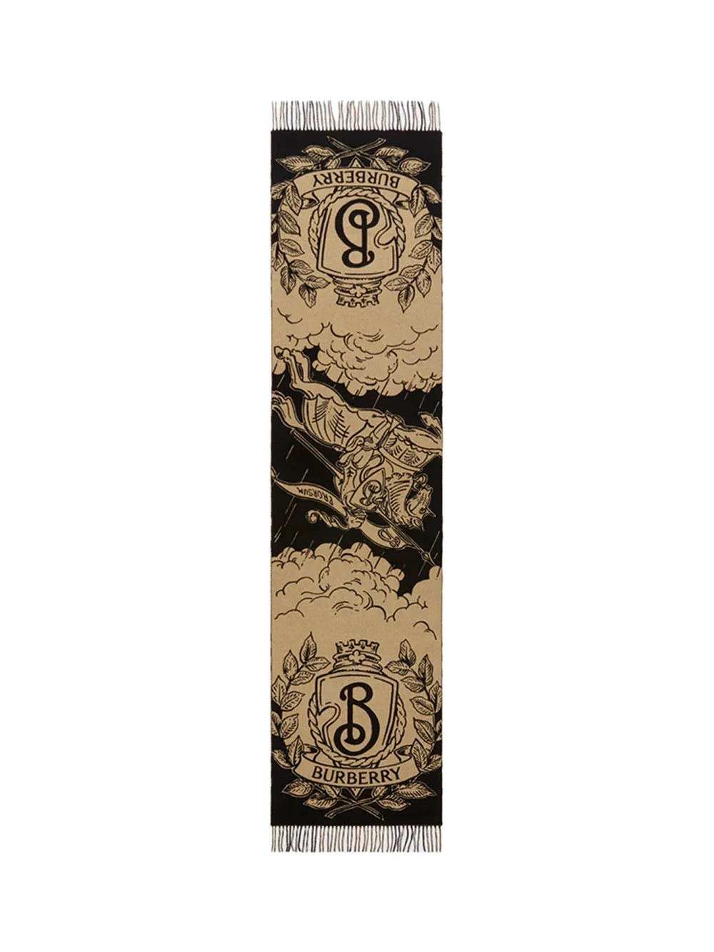 Burberry Stormy Knight Reversible Scarf Sand - Image 3