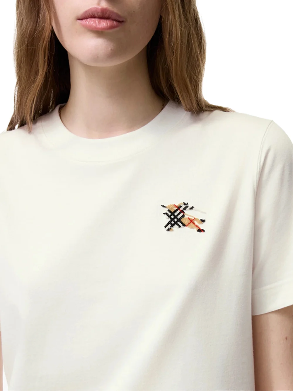Burberry Woman Frankie T-Shirt Chalk - Image 3