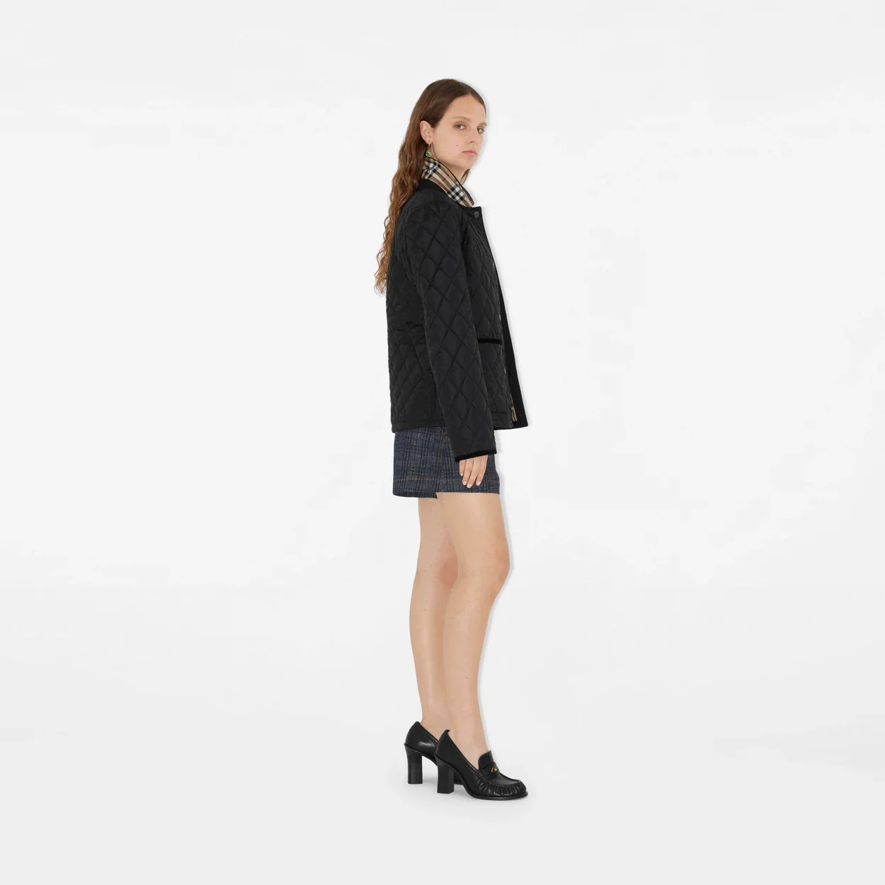 Burberry dorset quilted jacket Black/Sand - Image 3