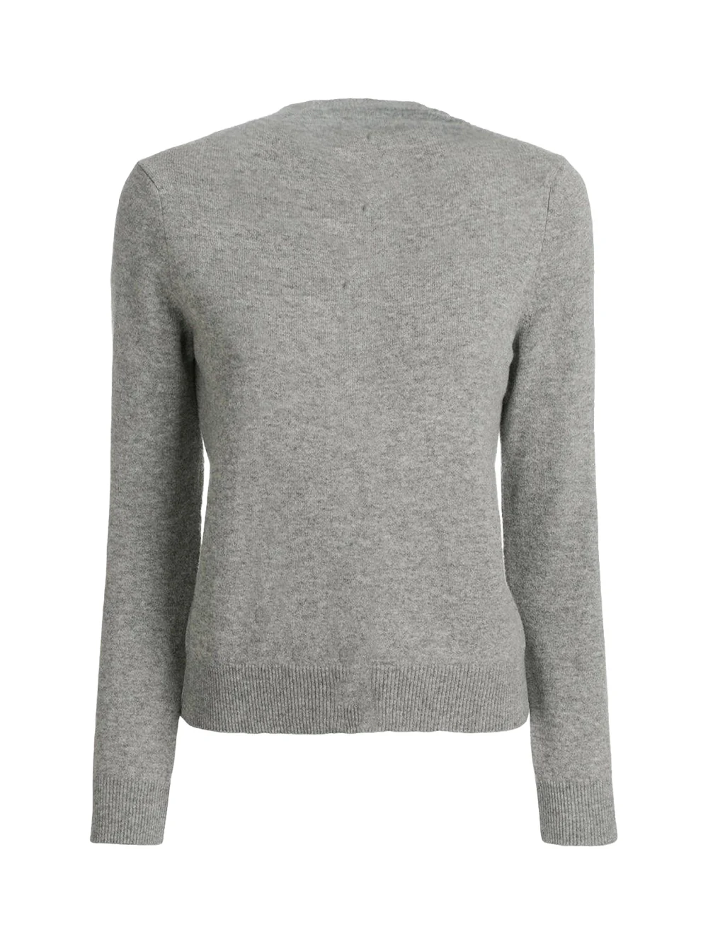 Comme Des Garçons Play Round-Neck One Heart Cardigan L. Grey - Image 2