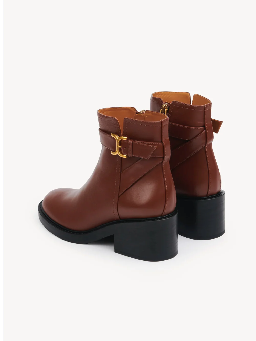 Chloé Marcie Ankle Boots Tan - Image 6