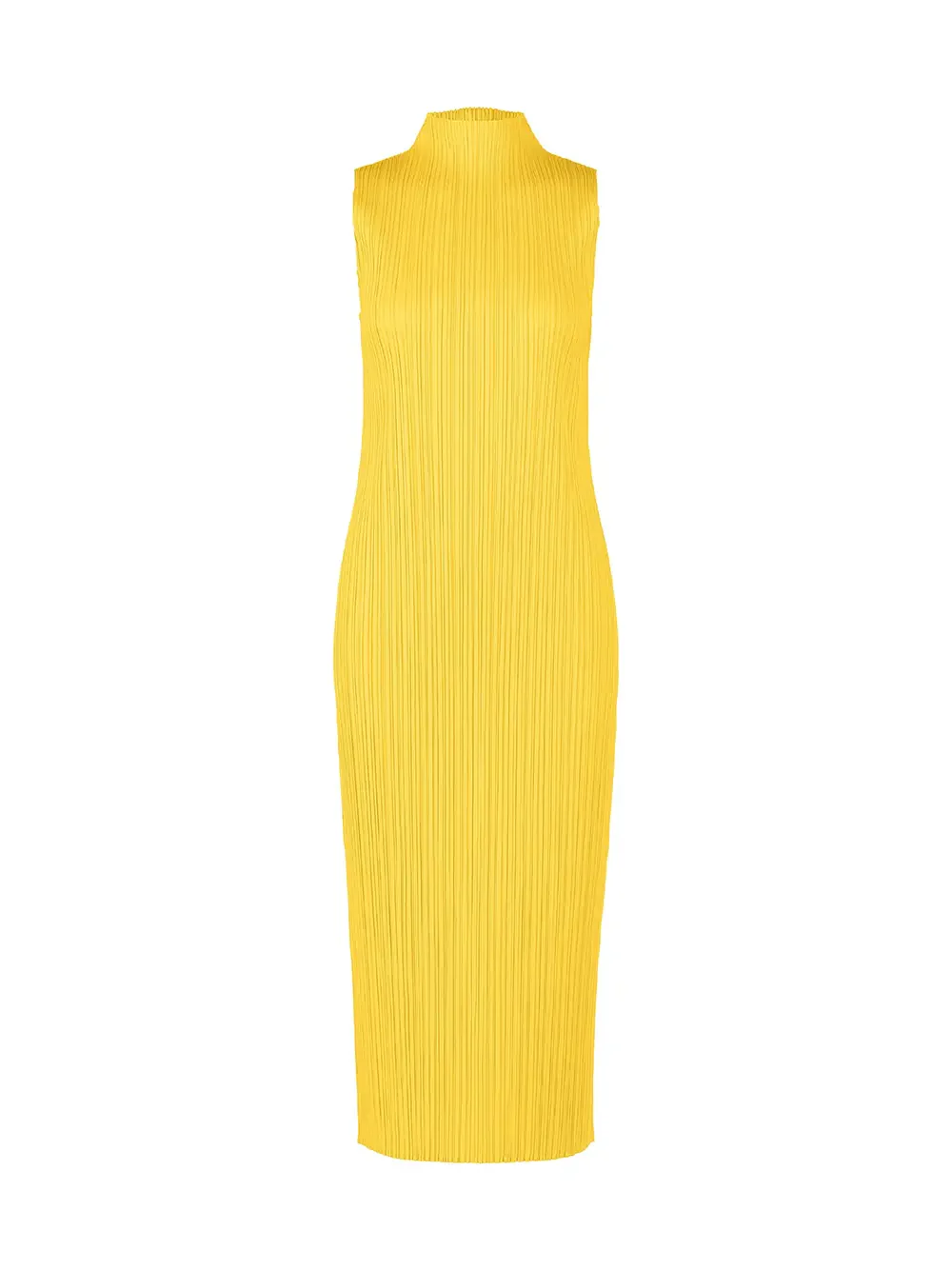Issey Miyake Pleats Please Dress Yellow - Image 2