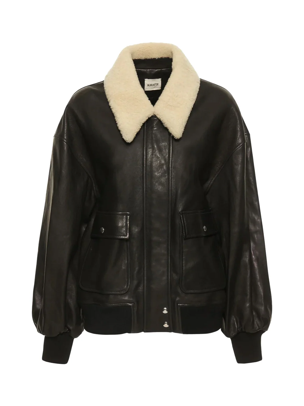 KHAITE Shellar Leather Jacket