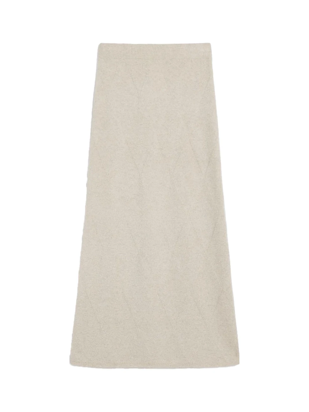 Max Mara Mxpsalubre Argyle Skirt Beige