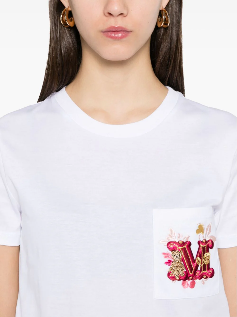 Max Mara Nunzio T-Shirt White - Image 4