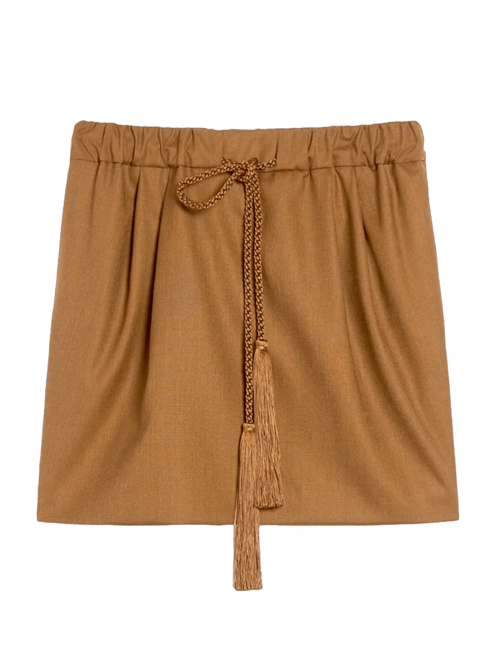 Max Mara Tabarin Mini Skirt Tobacco