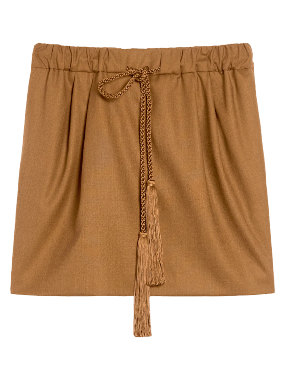 Max Mara Tabarin Mini Skirt Tobacco - Image 2