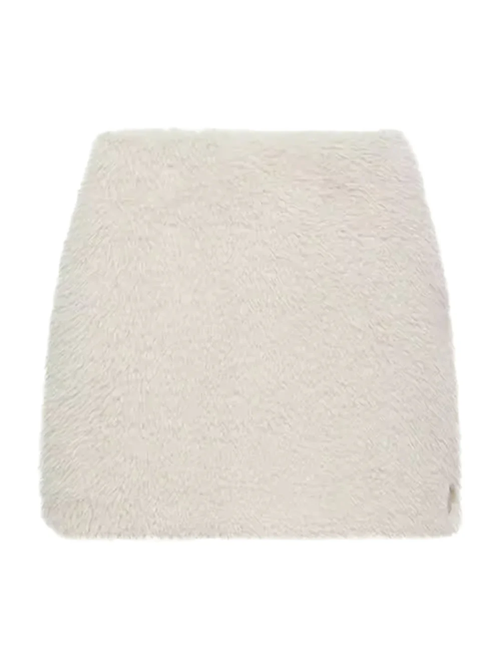 Moncler Women Teddy Mini Skirt White