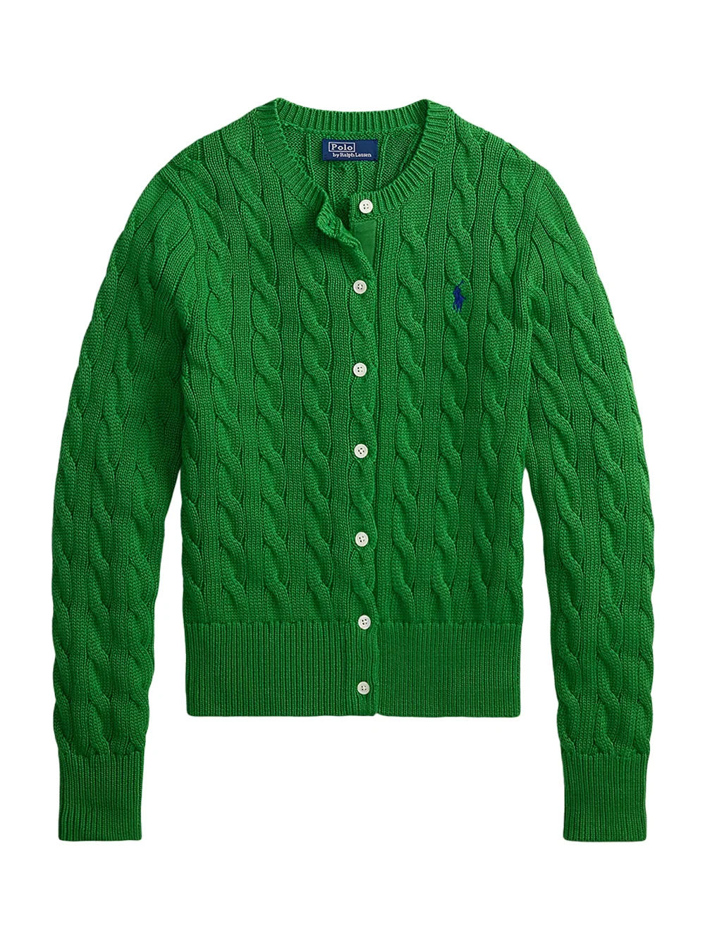 Ralph Lauren Crewneck Cardigan Green