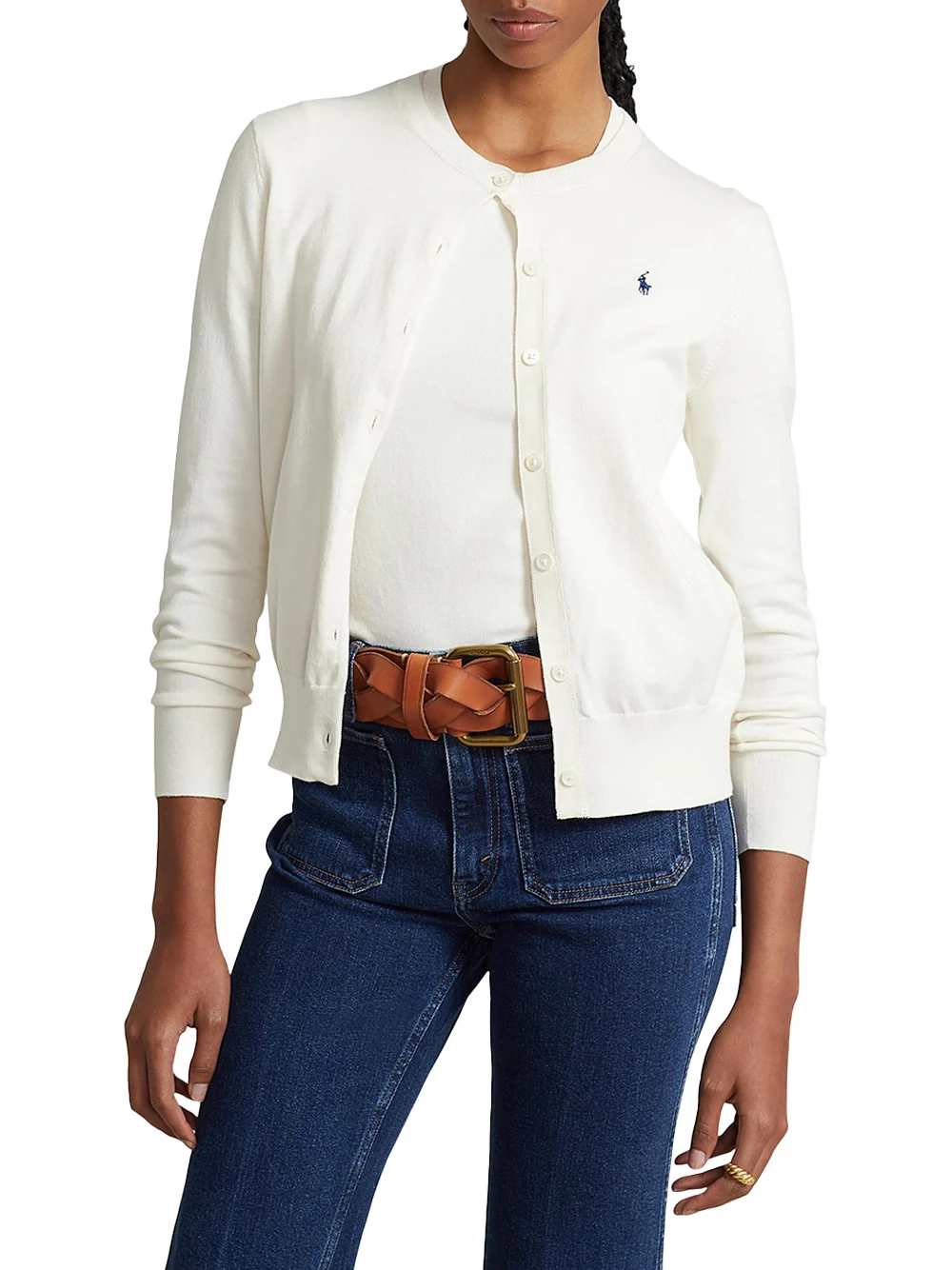 Ralph Lauren Cardigan Collection Cream - Image 3