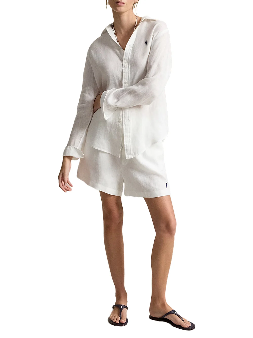 Ralph Lauren Drawstring Shorts White - Image 2