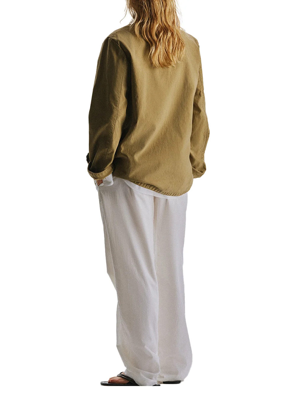 The Row Baeza Jacket Sandy Buff - Image 6