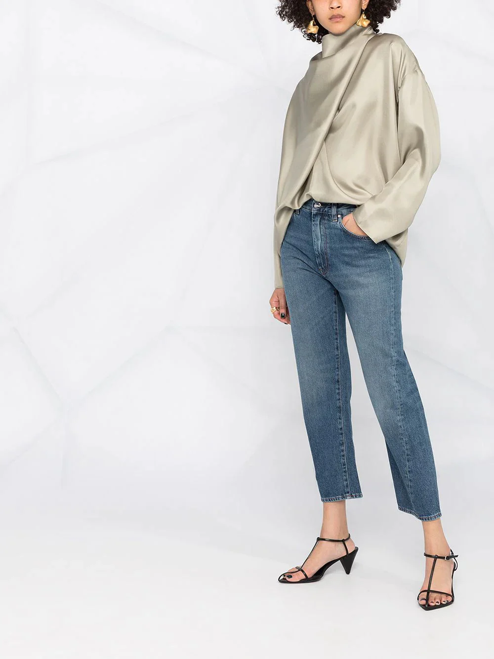 Toteme Twisted Seam Denim Jeans - Image 3