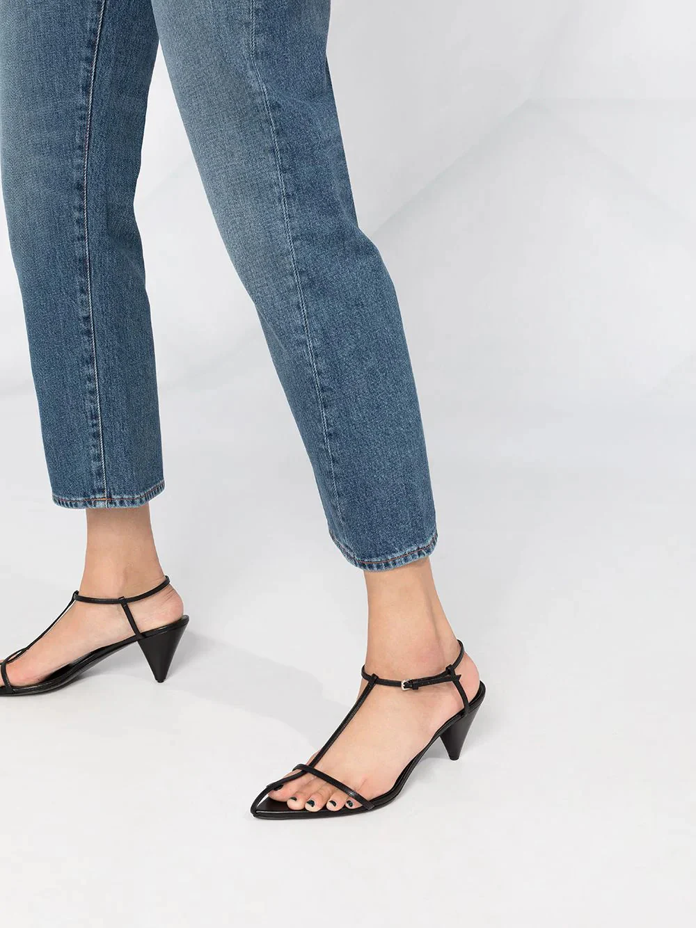 Toteme Twisted Seam Denim Jeans - Image 5