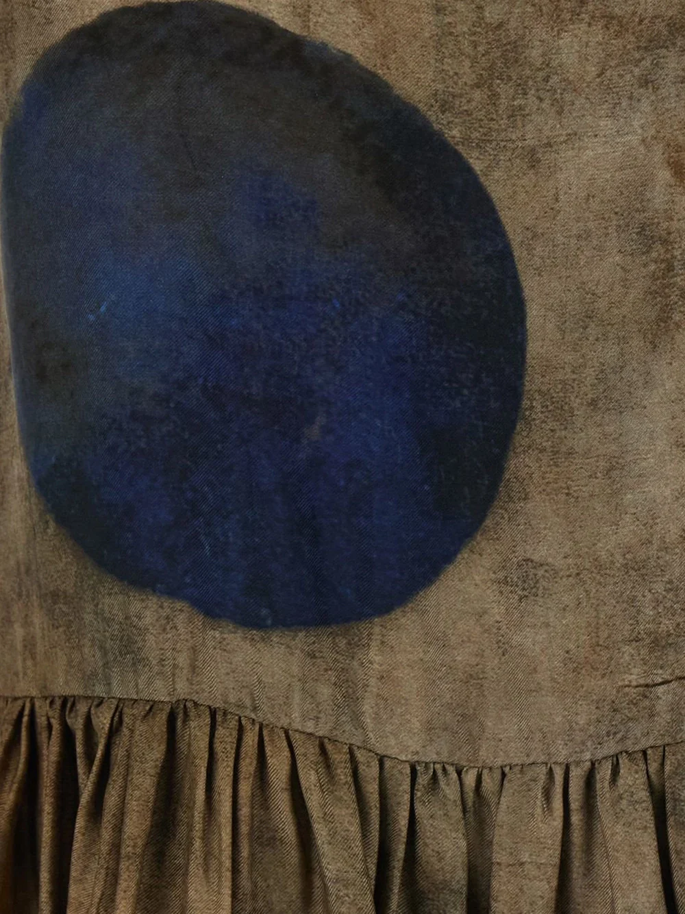 Uma Wang Ardal Dress Brown/Blue - Image 3
