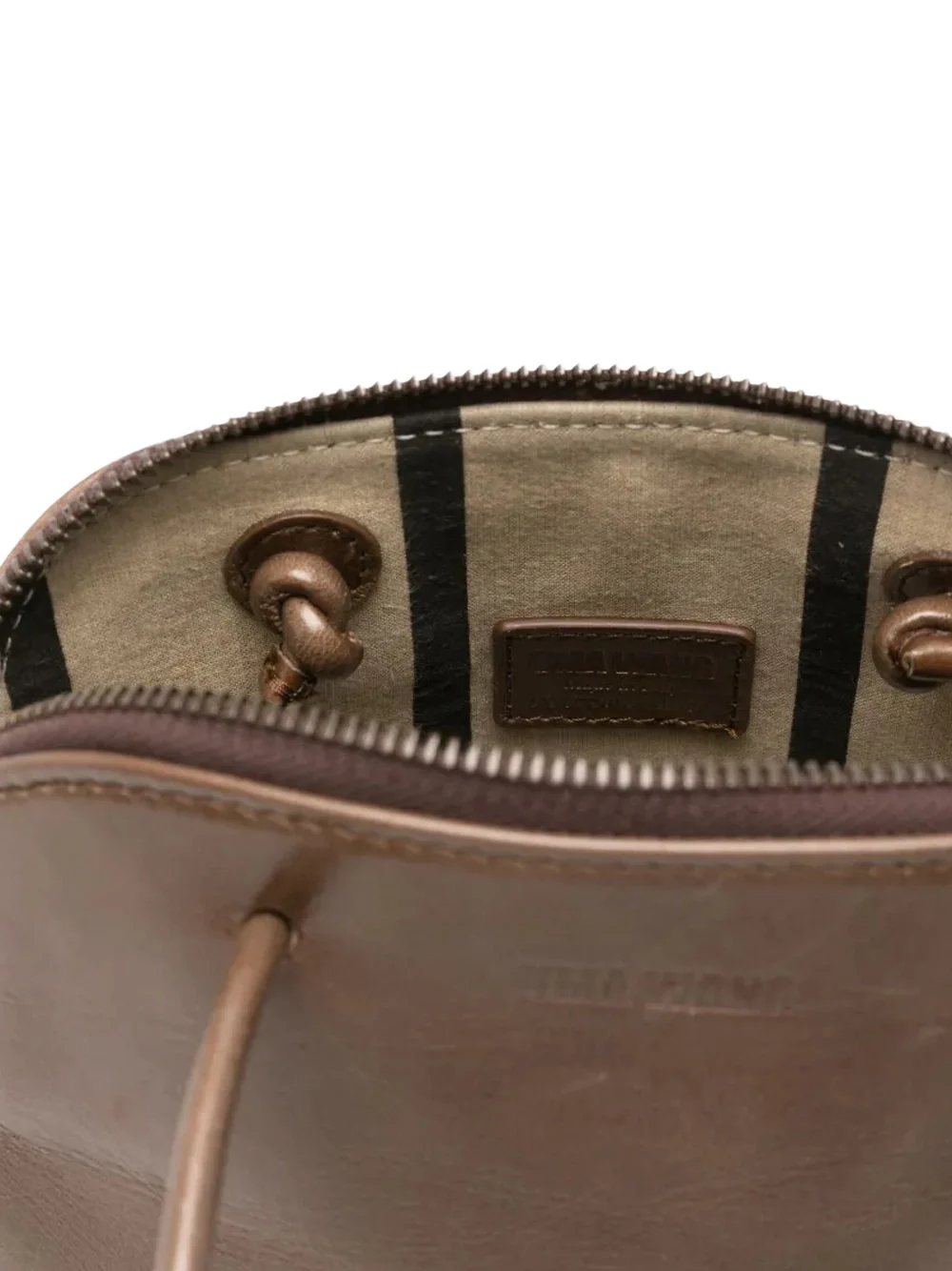 Uma Wang Small Soft Shoulder Bag Olive - Image 5