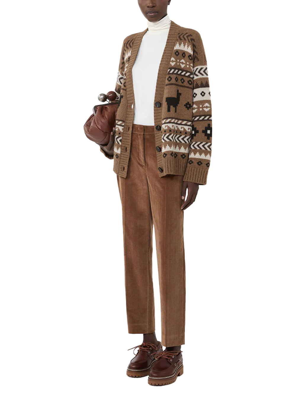 Weekend Maxmara ovatta cardigan Camel - Image 2