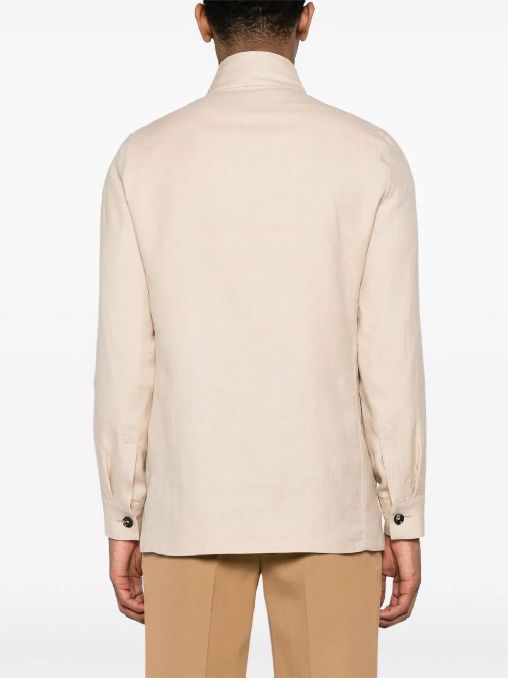 Zegna Linen-Blend Shirt Jacket - Image 5