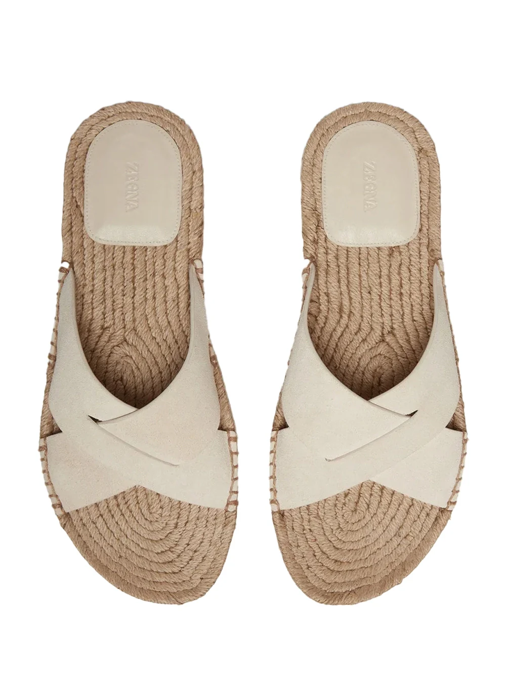 Zegna Suede Espadrille Beige - Image 4